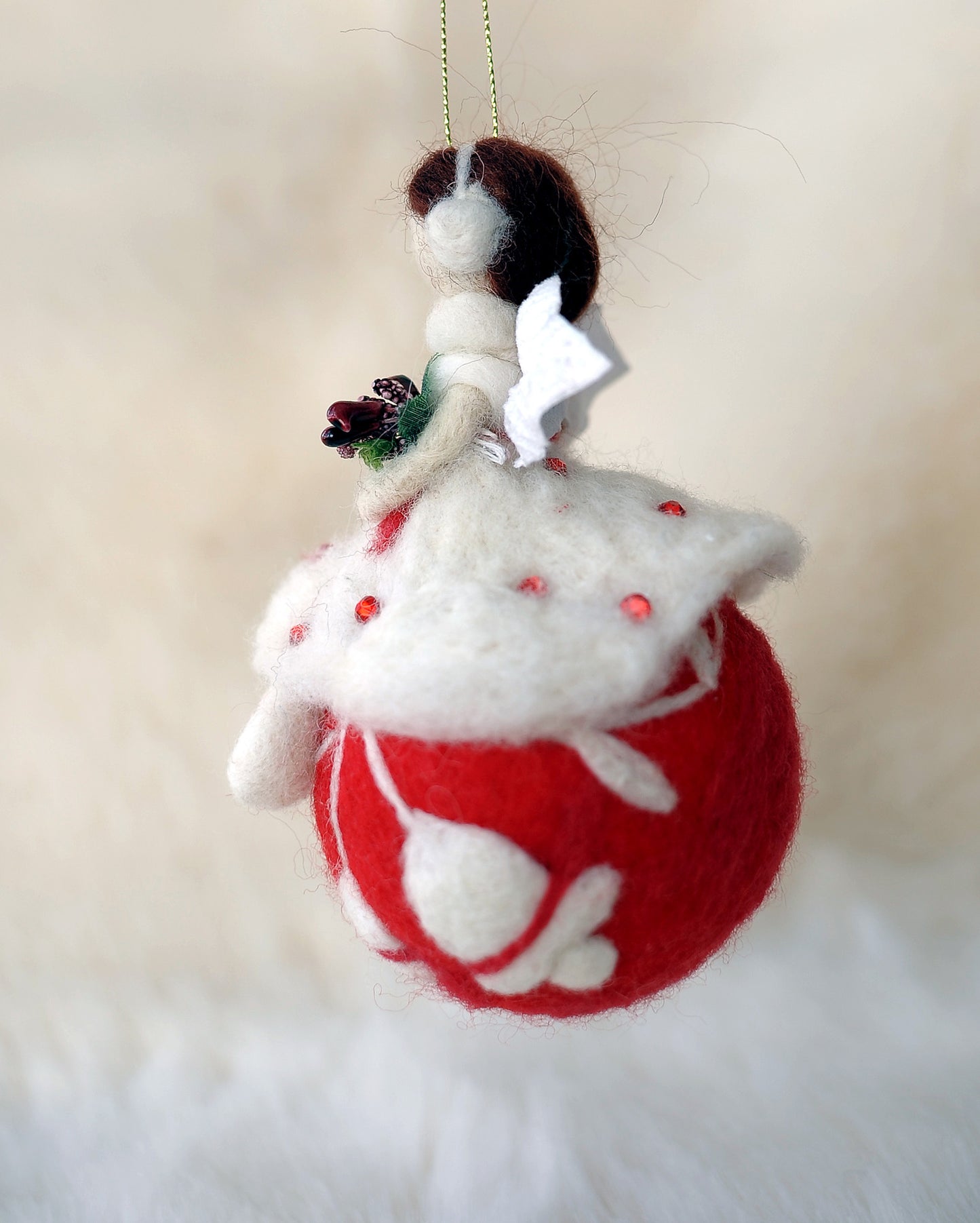 Needle felted fairy