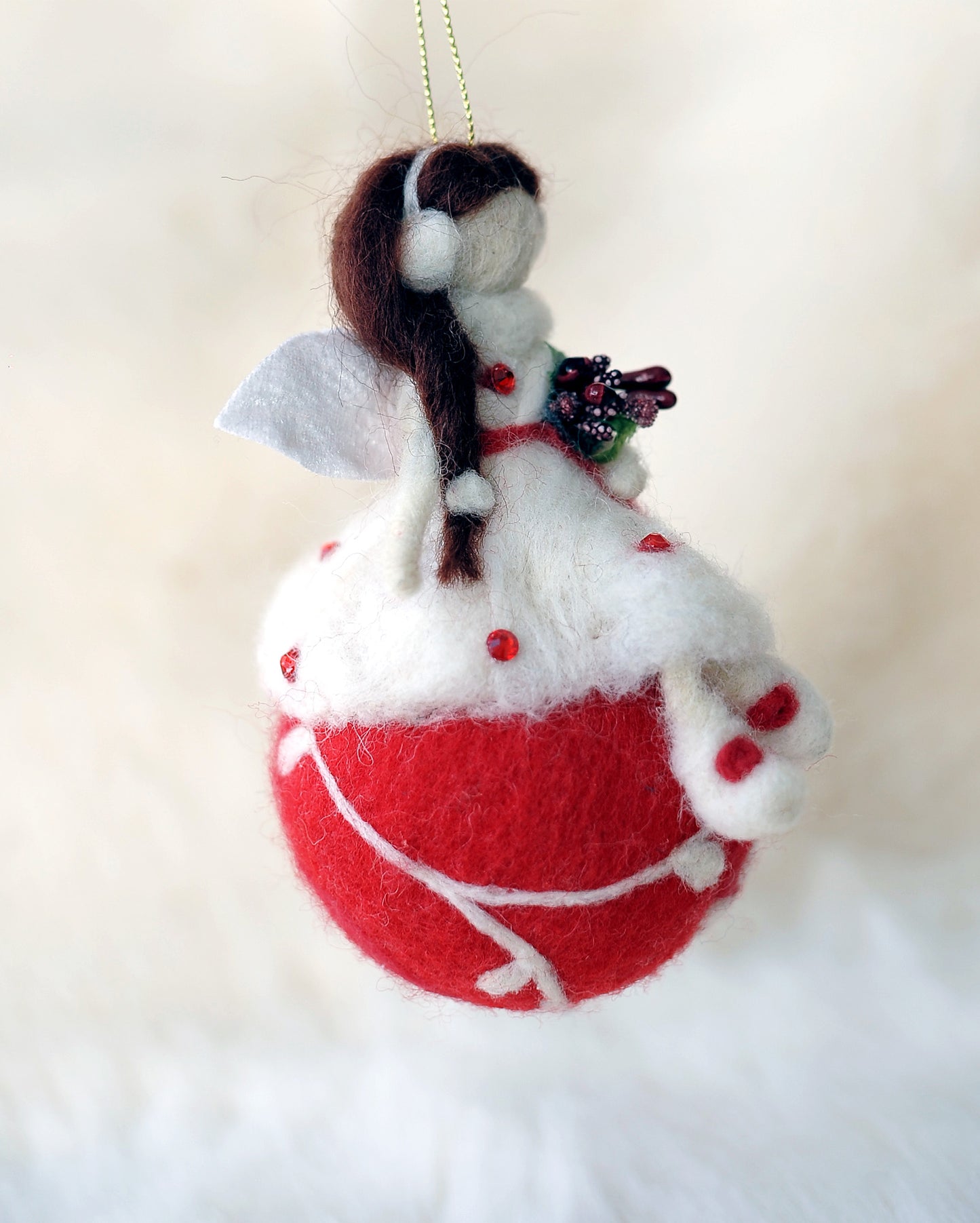 Needle felted fairy