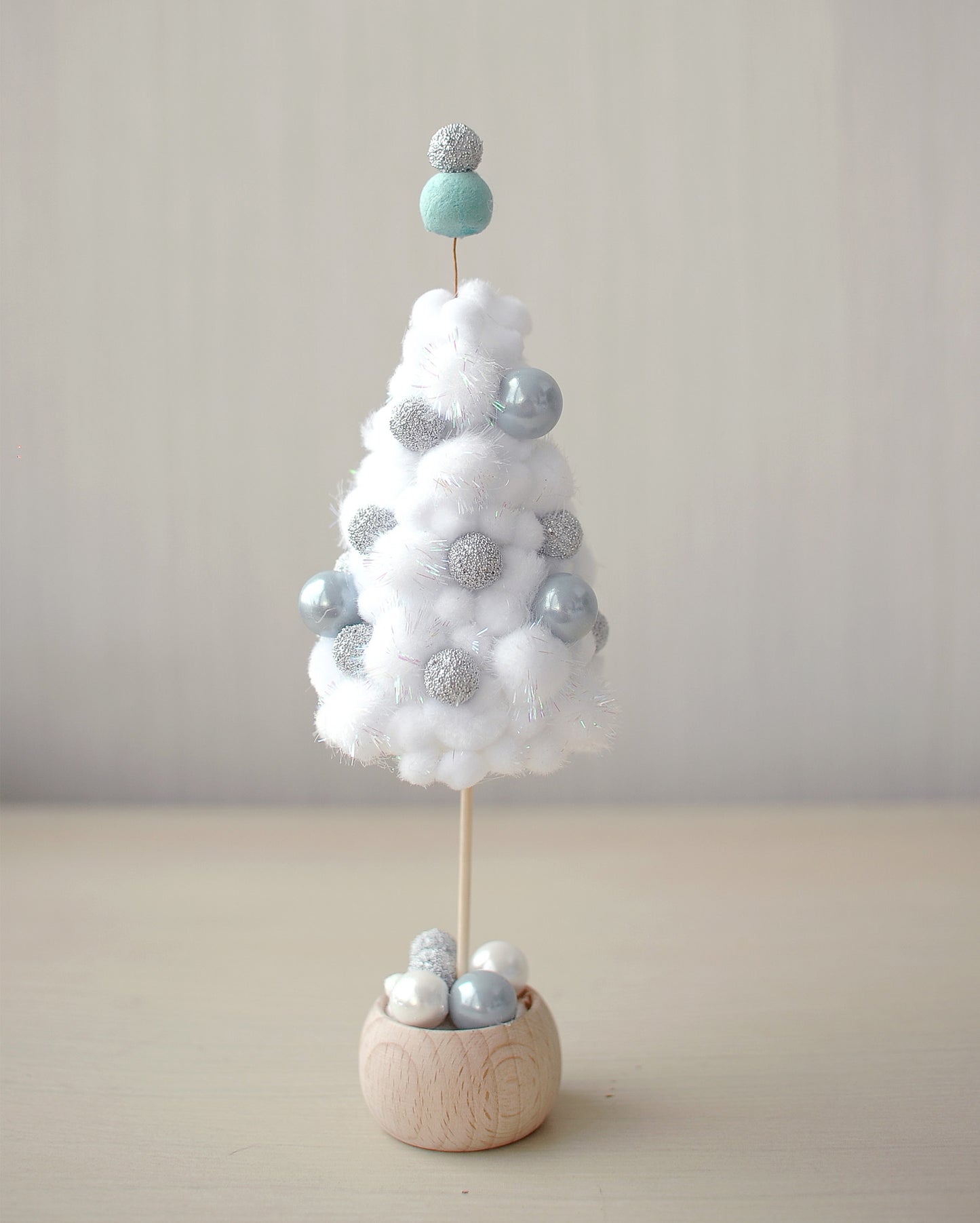 White luxury Christmas ornament