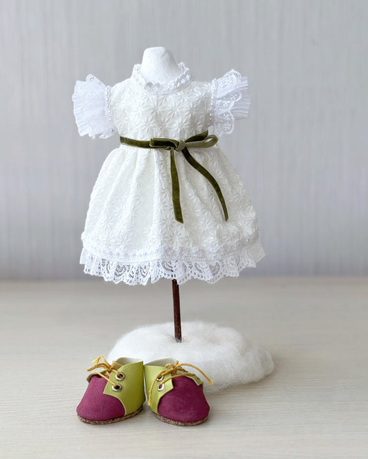 Doll dress - White dream
