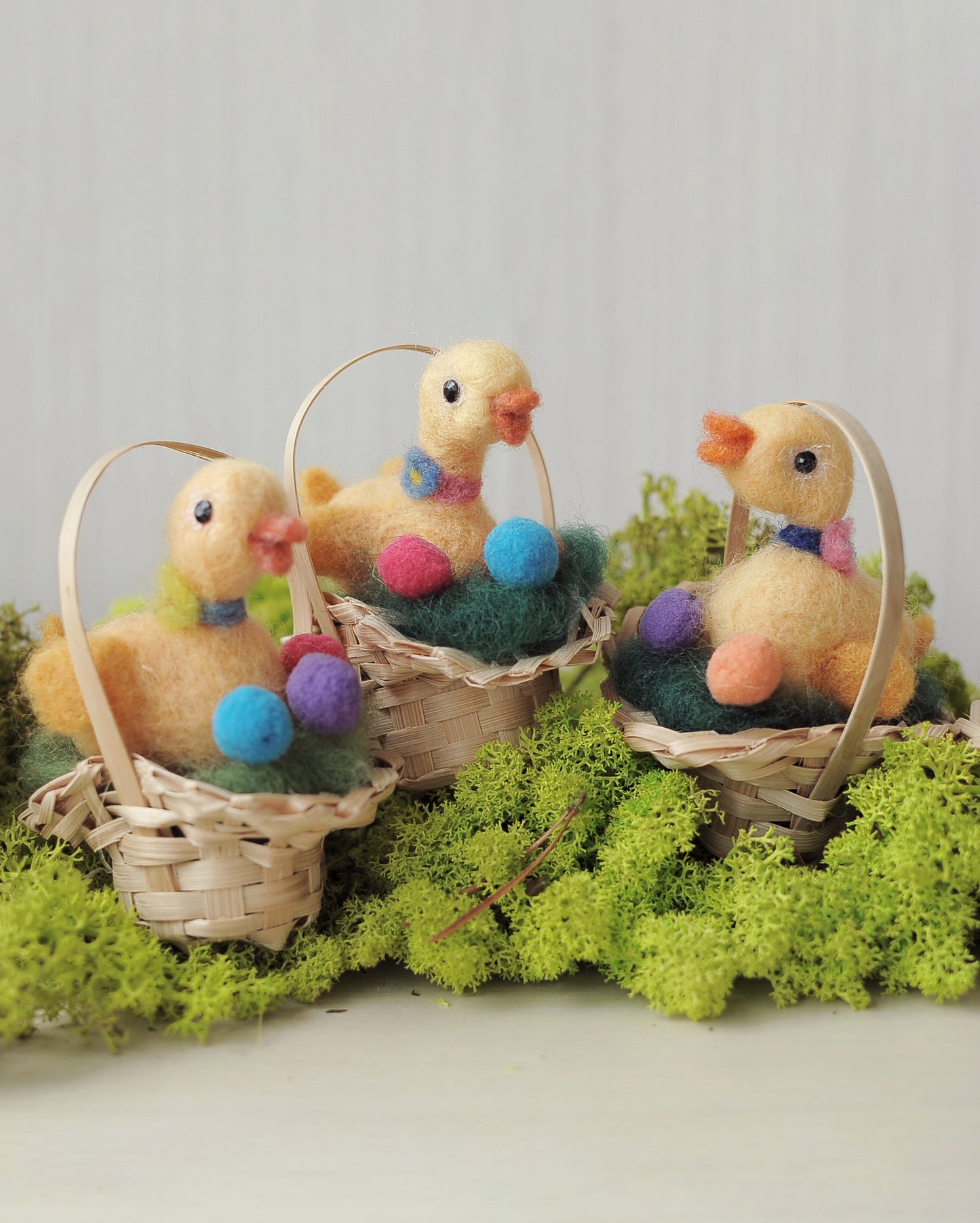 Needle felted little duck
