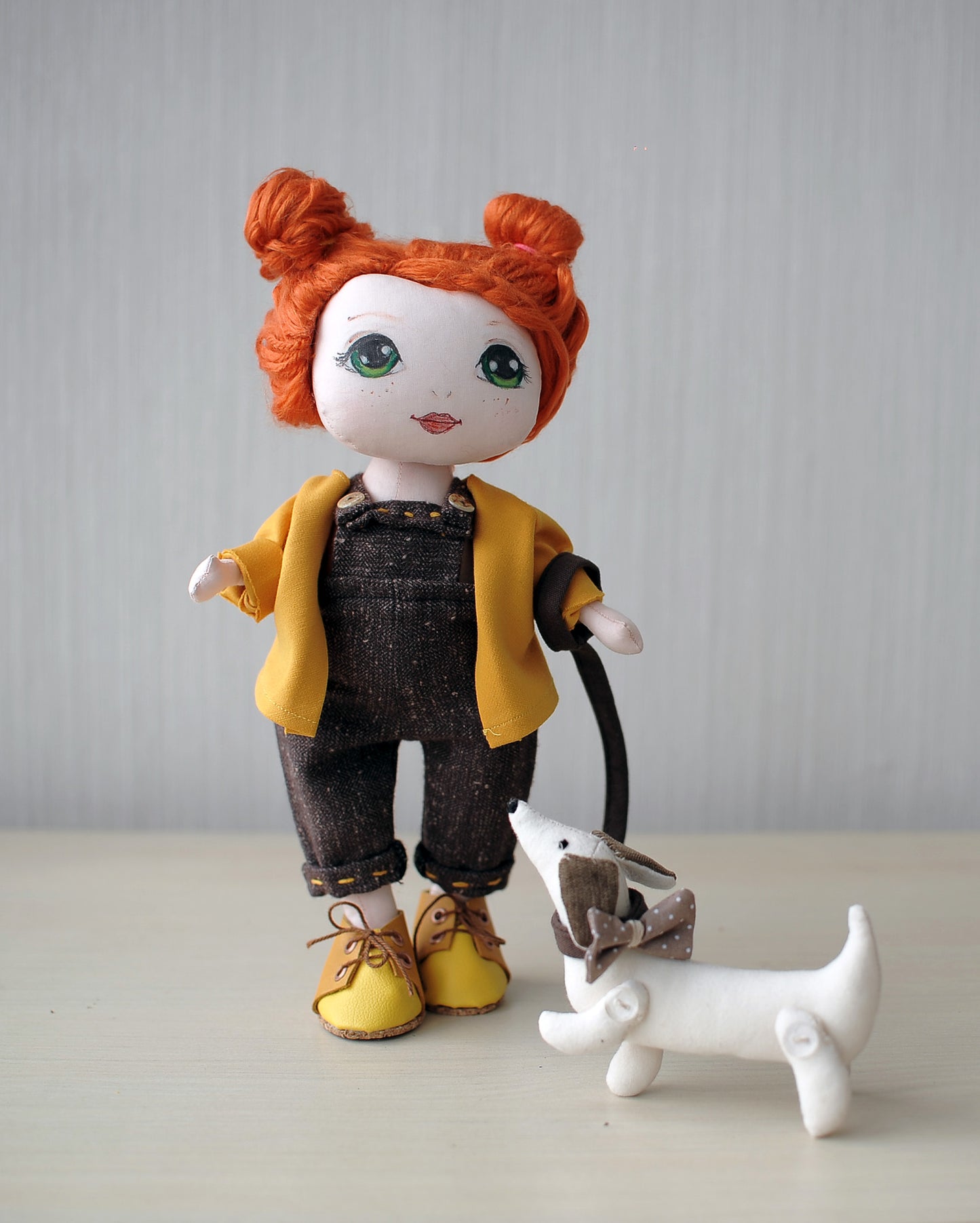 Cute doll with little dog