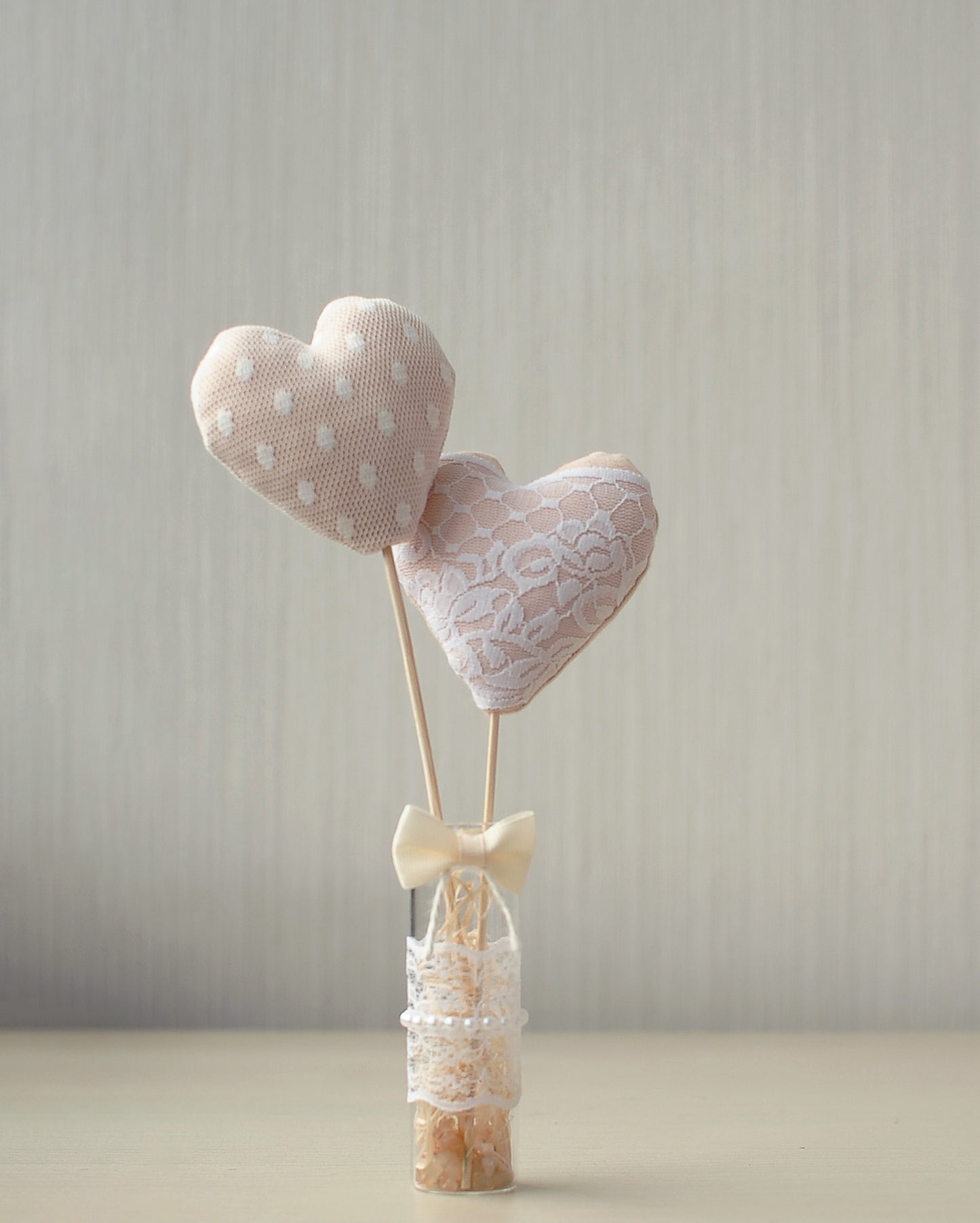 Fabric Heart Table Decorations
