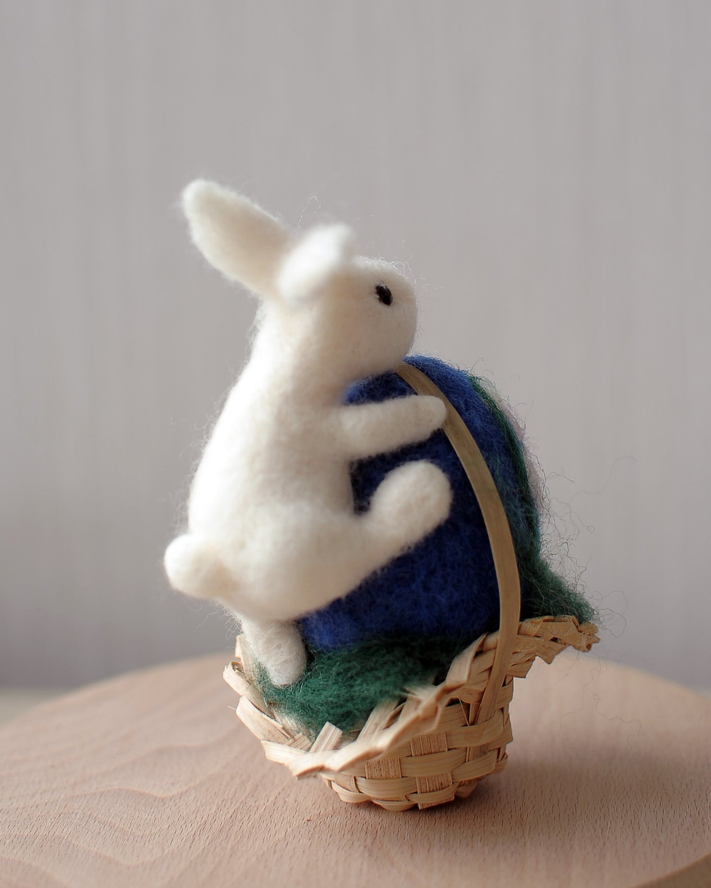 Needle felted Easter bunny and egg
