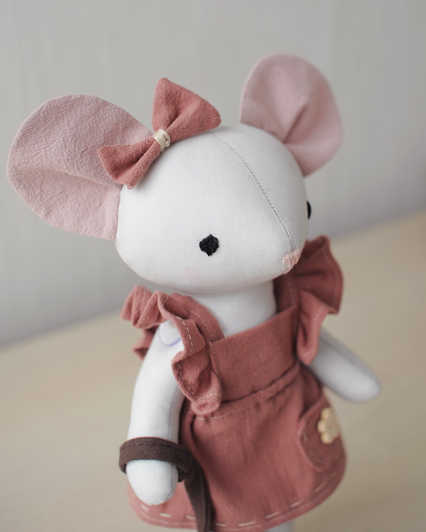 Cute mouse with little dog