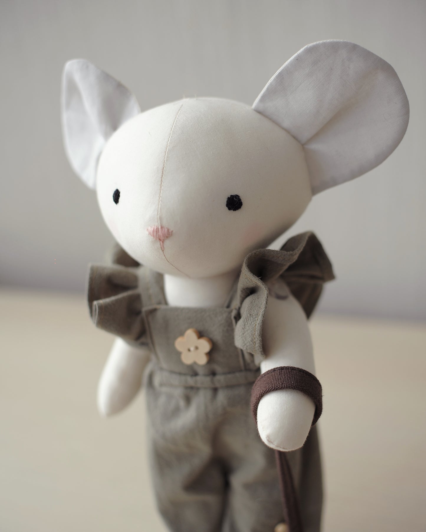 Cute mouse with little dog