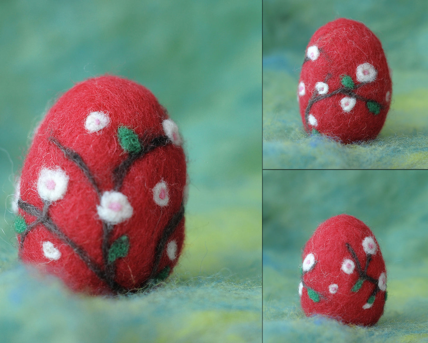 Needle felted Easter egg
