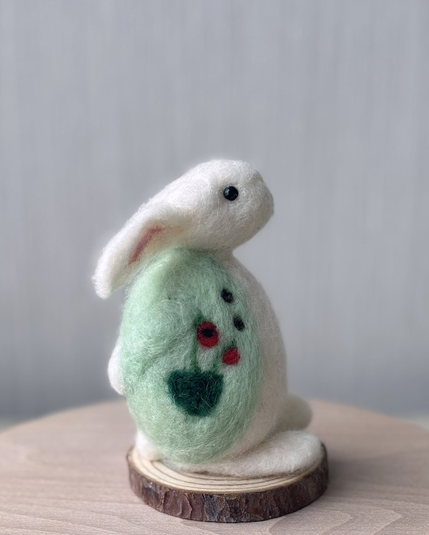 Needle felted Easter bunny