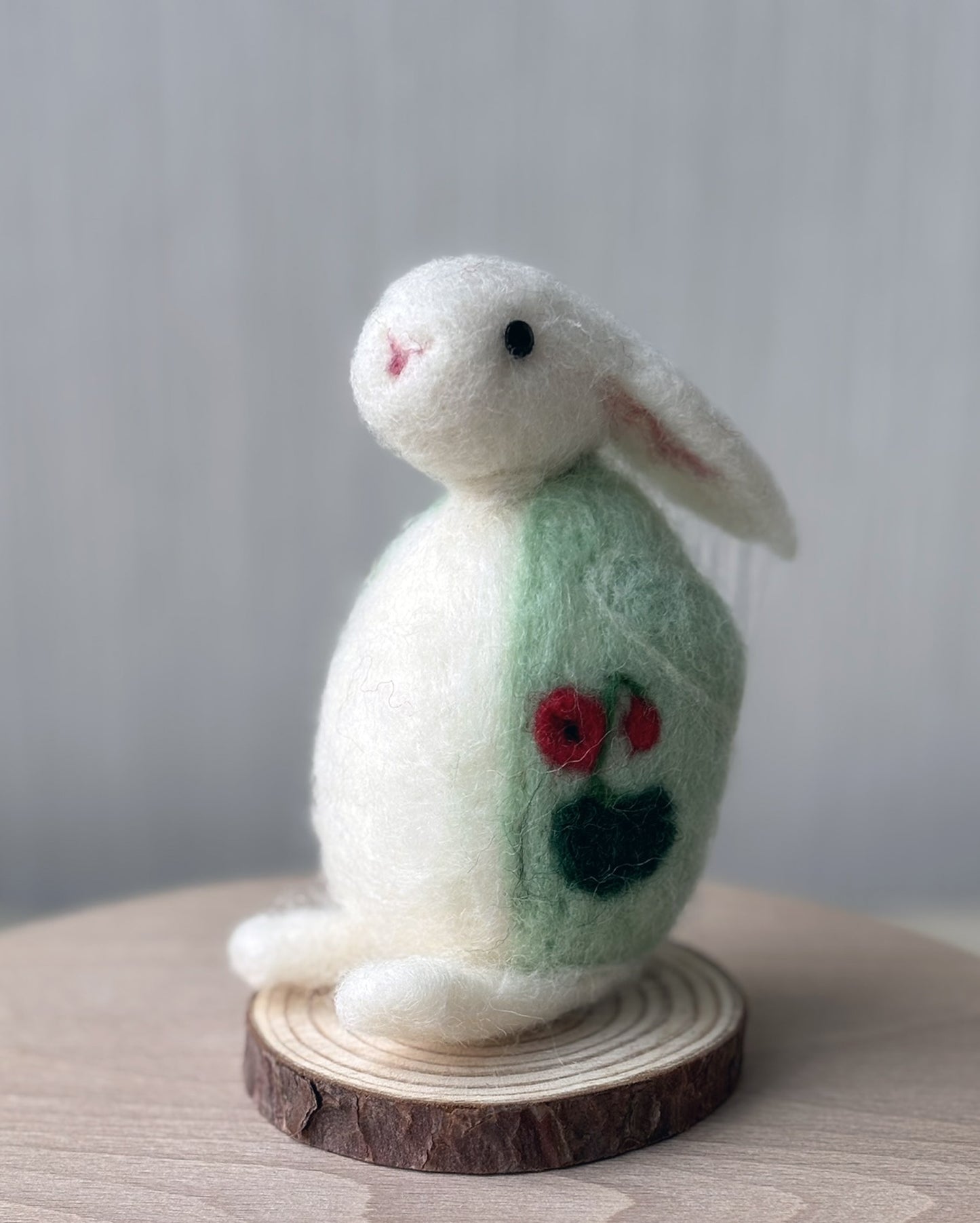 Needle felted Easter bunny