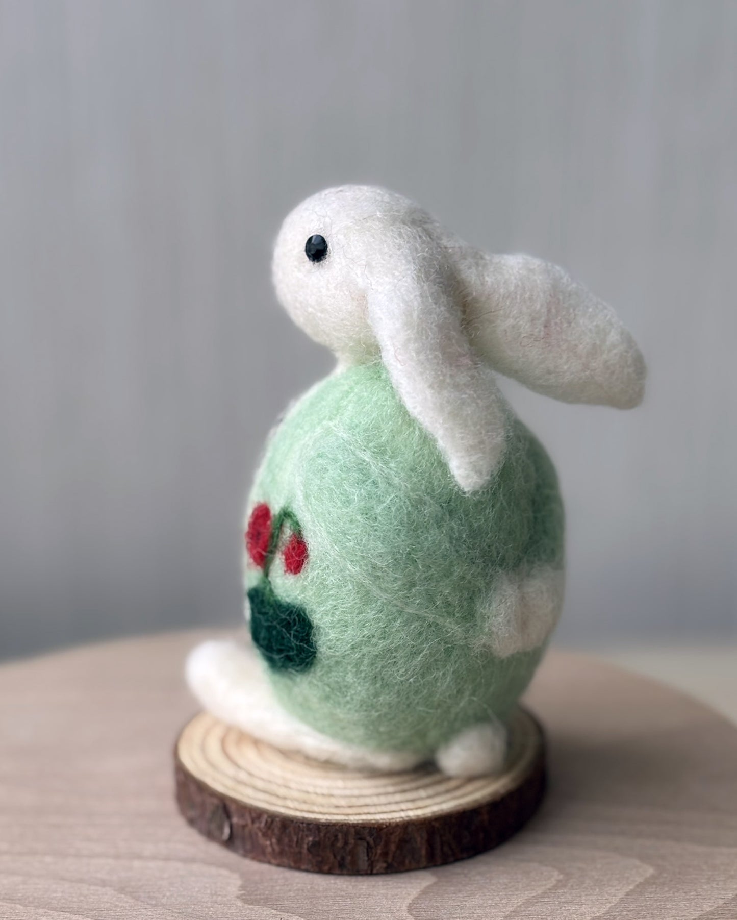 Needle felted Easter bunny