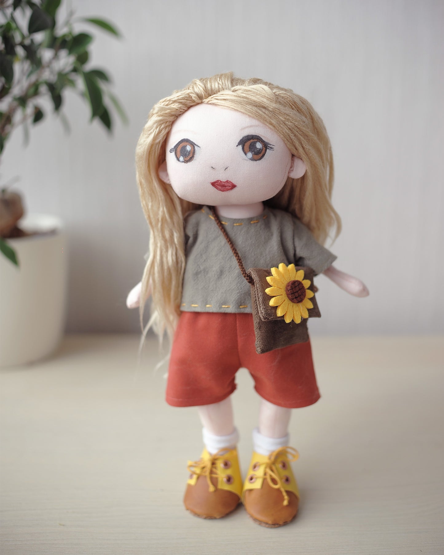Poupée textile elfe