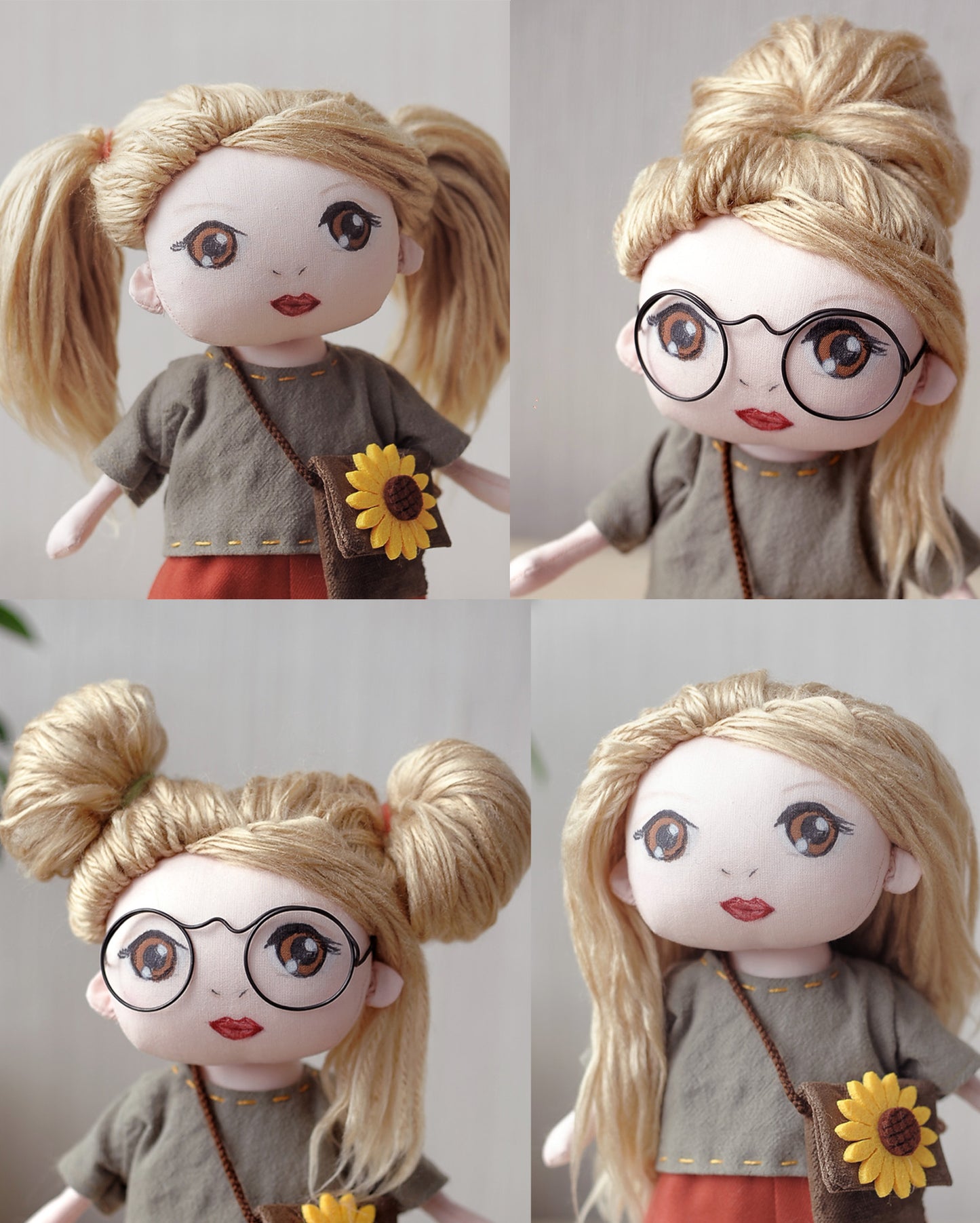 Poupée textile elfe