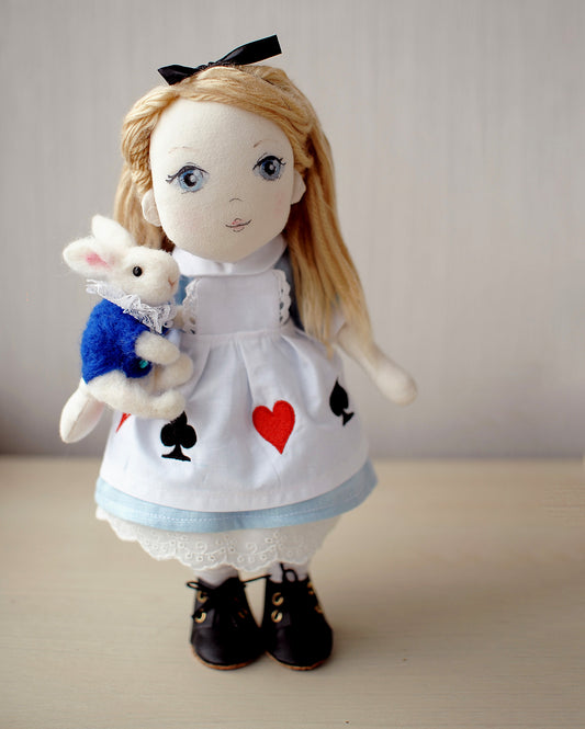 Alice in Wonderland and the White Rabbit