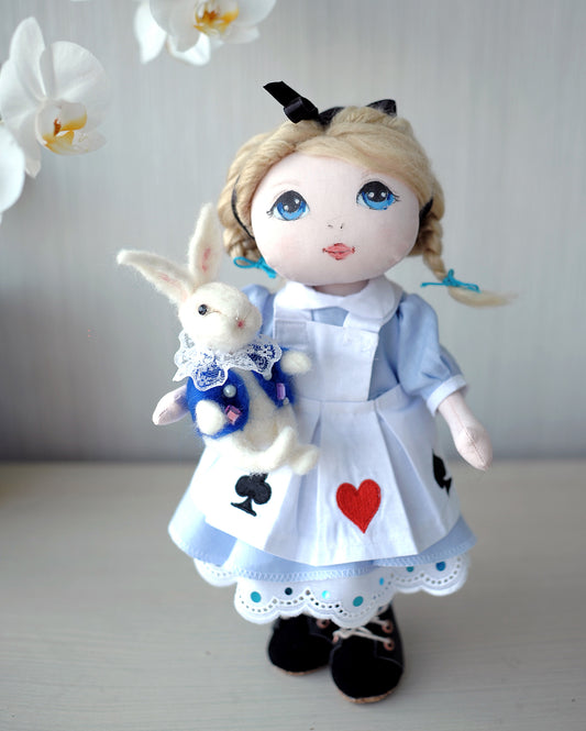 Alice au pays des merveilles et le lapin blanc