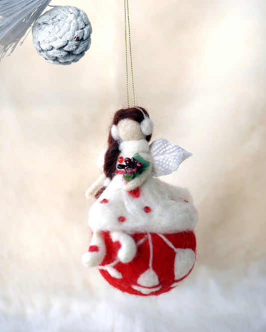 Needle felted fairy