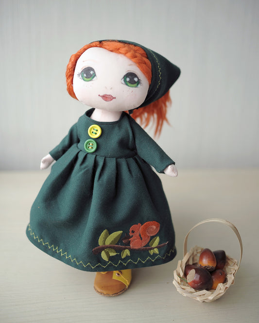 Elf textile doll