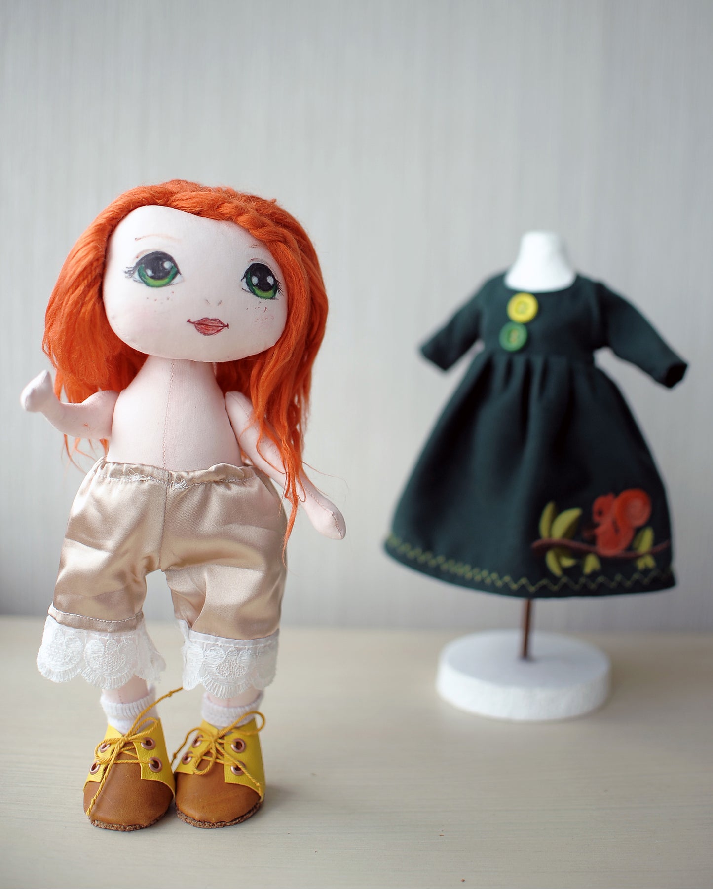 Elf textile doll