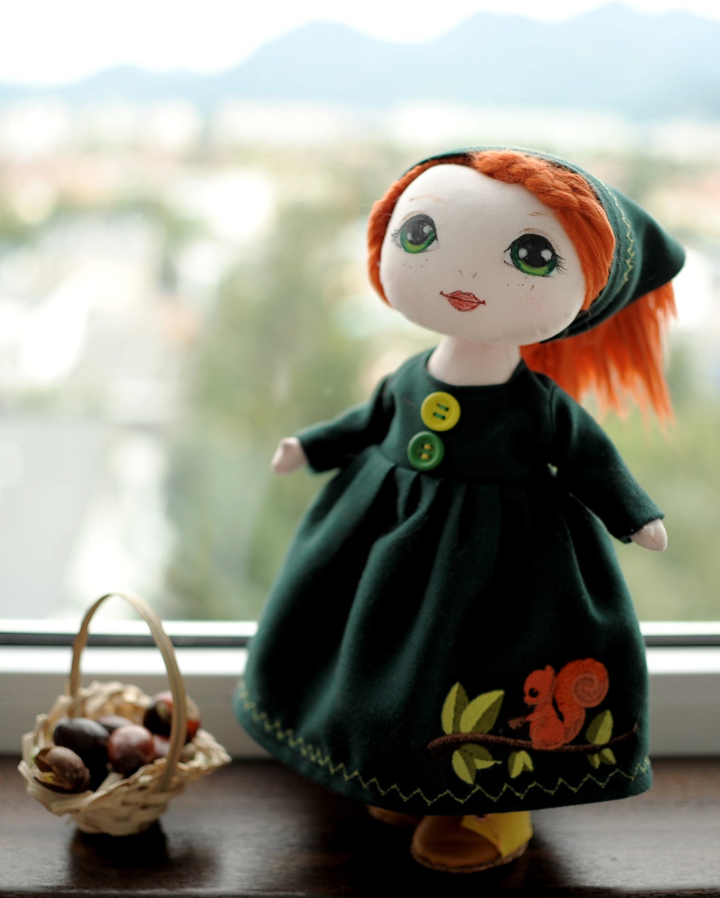 Elf textile doll