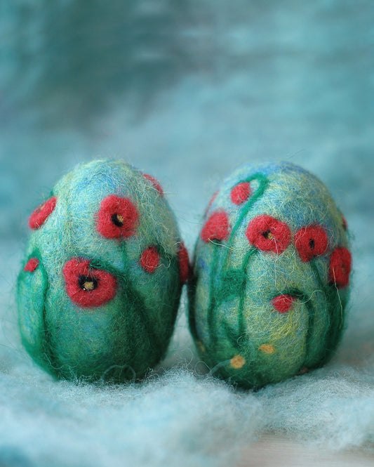 Needle felted Easter egg