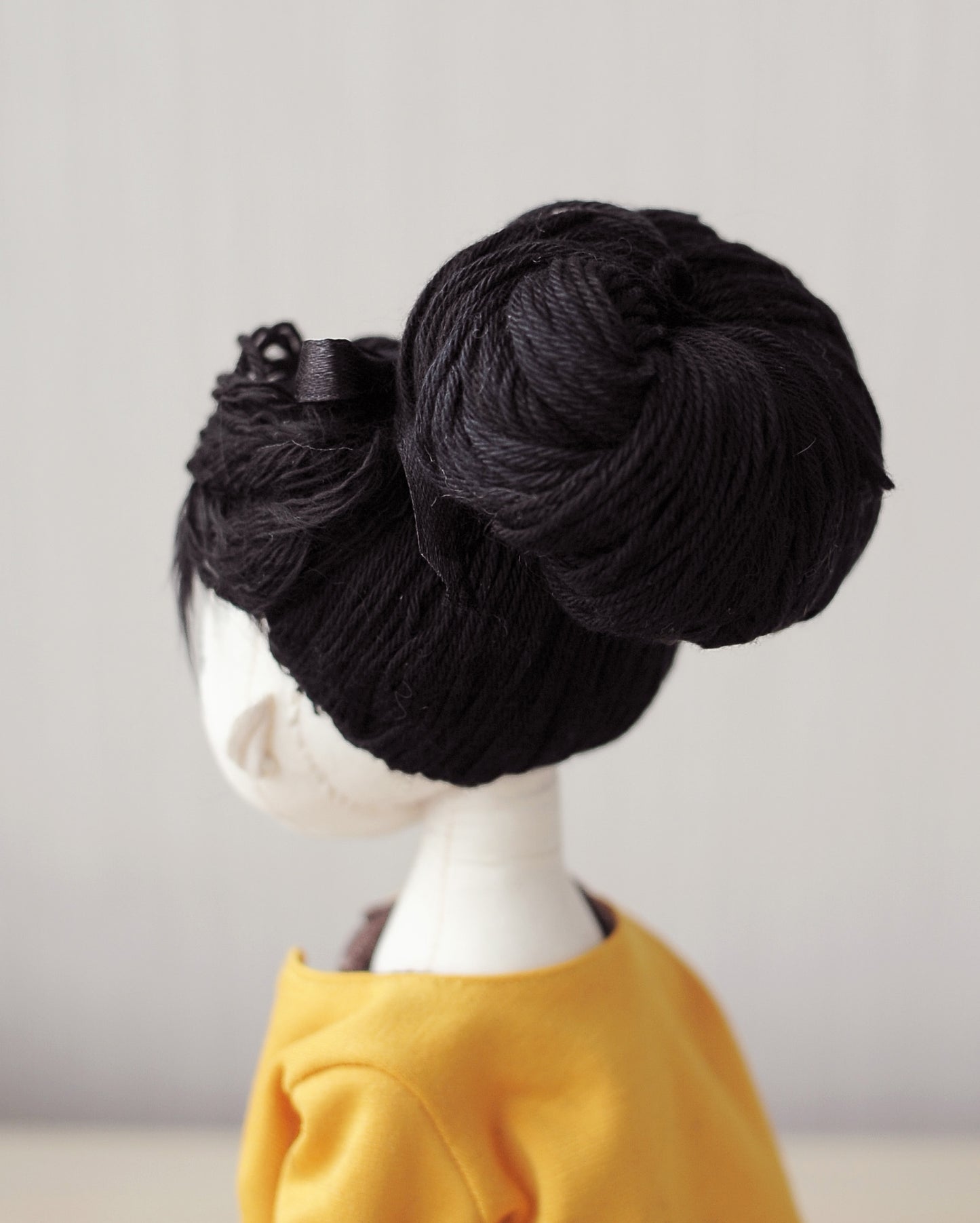 Olena doll with little dog - personalized on request