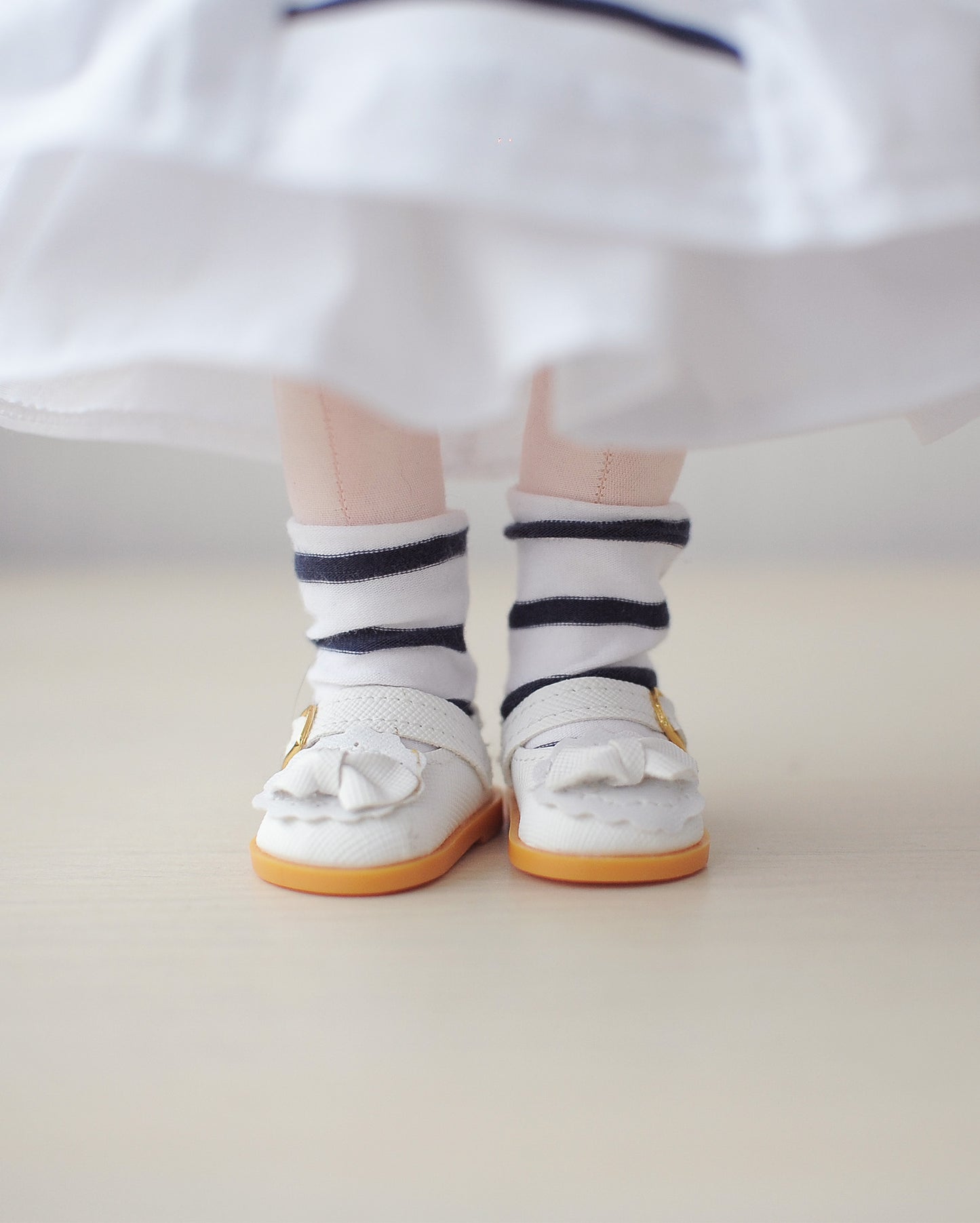 Olena doll with stripped dress - personalized on request