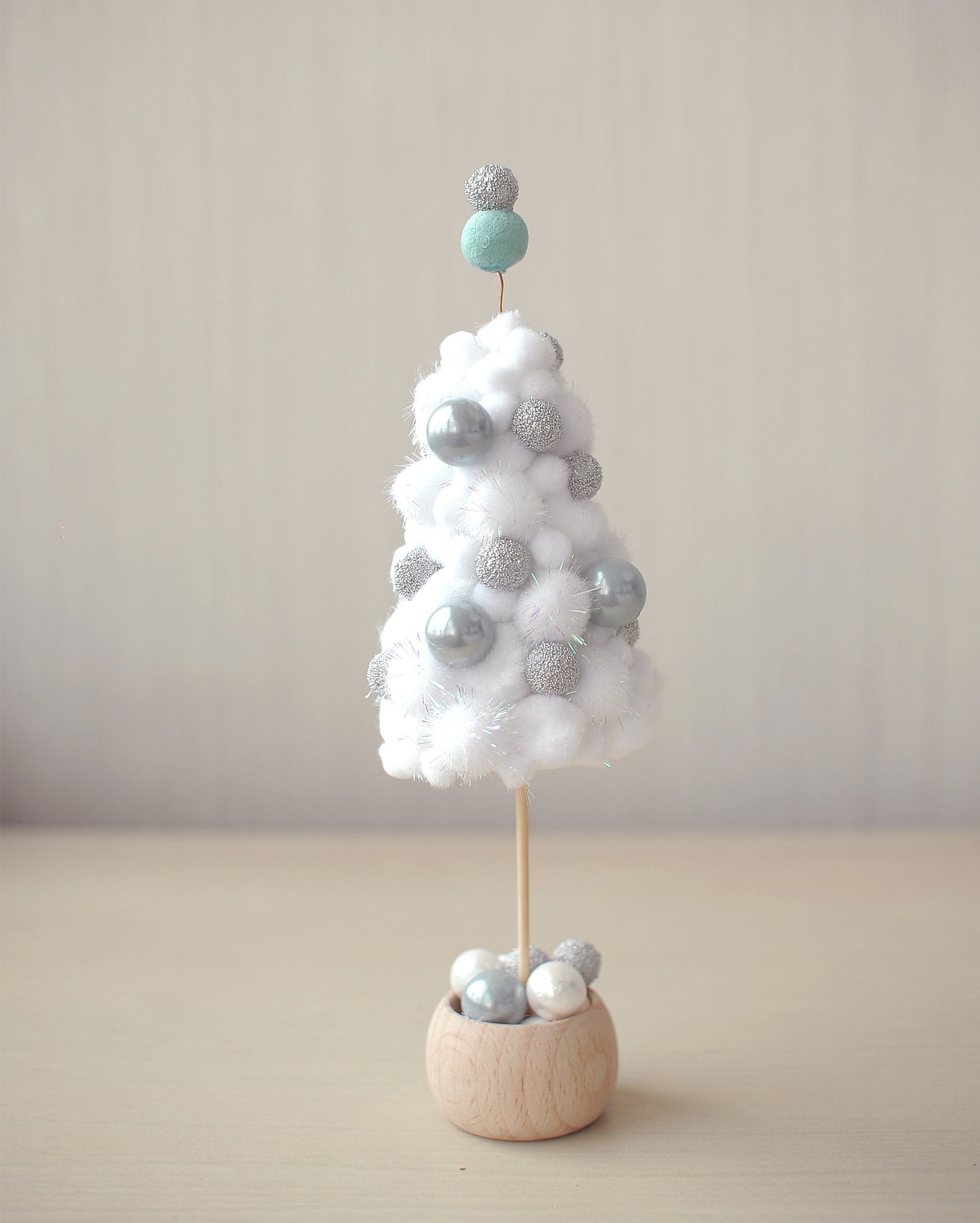 White luxury Christmas ornament