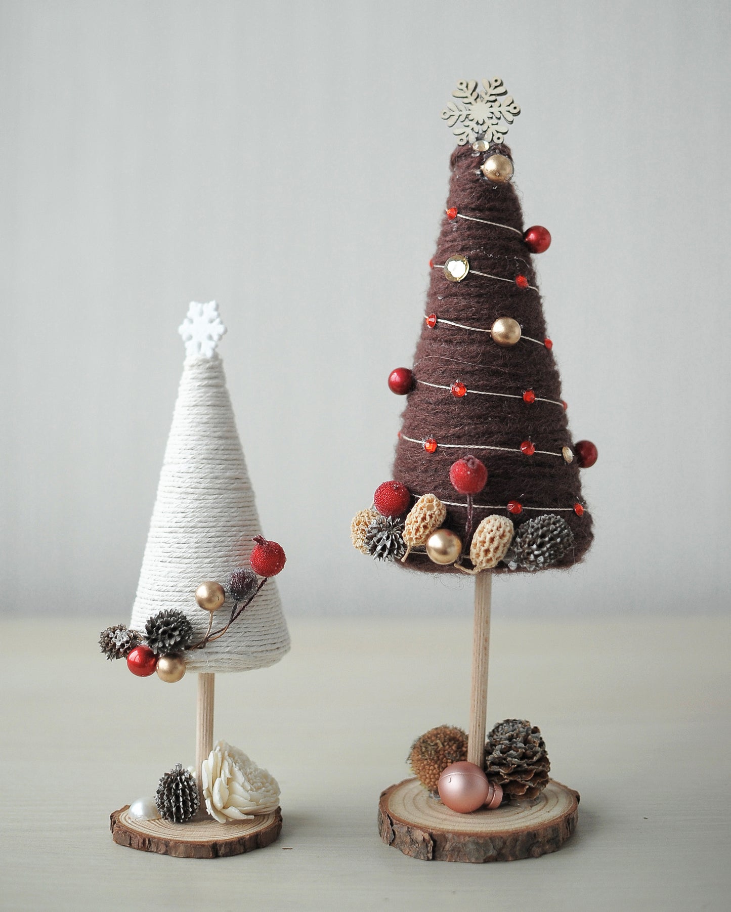 Christmas table tree ornament - set