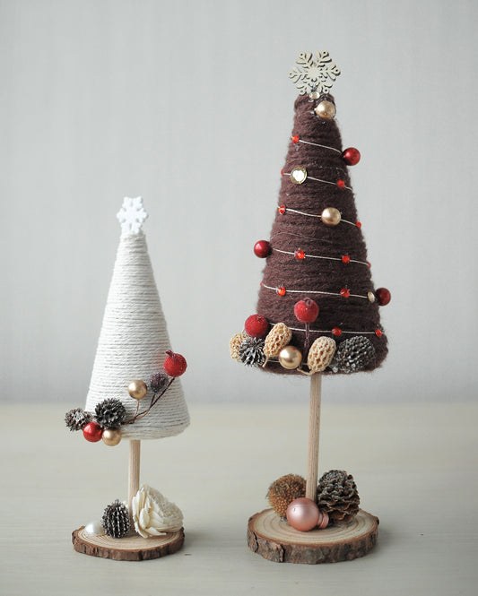 Christmas table tree ornament - set