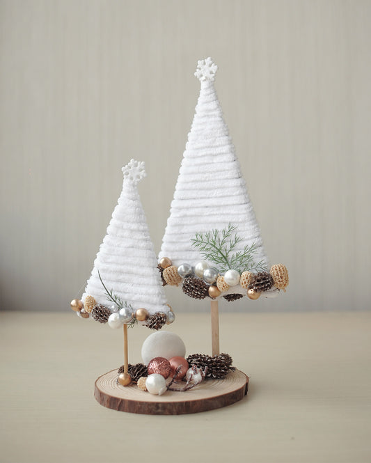 White Christmas ornament