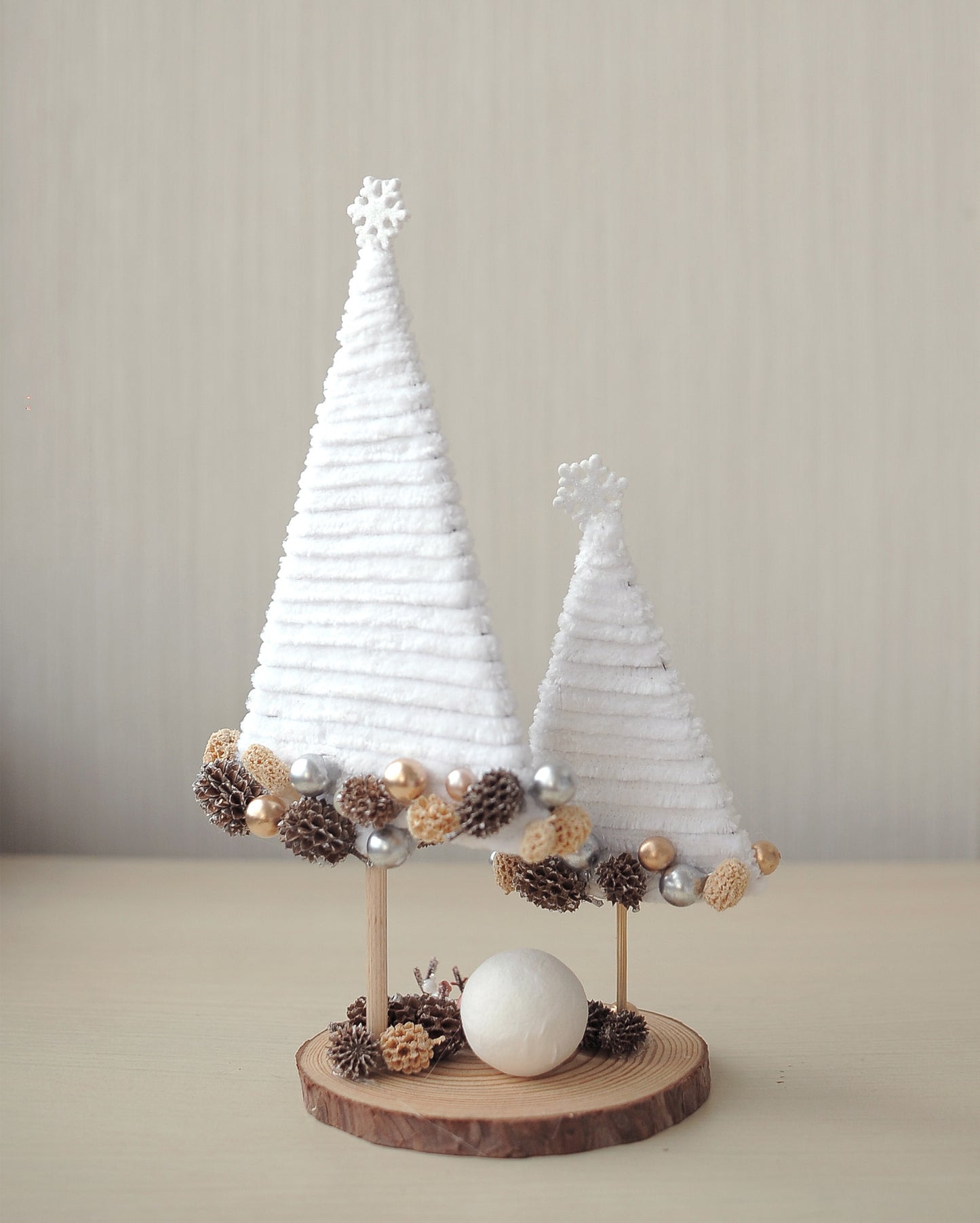 White Christmas ornament