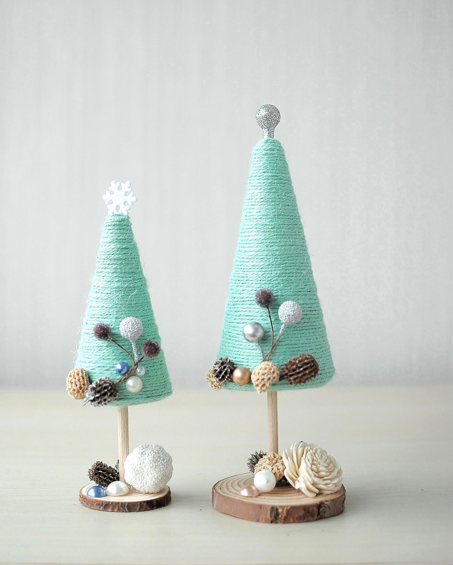 Brăduți de Craciun, set