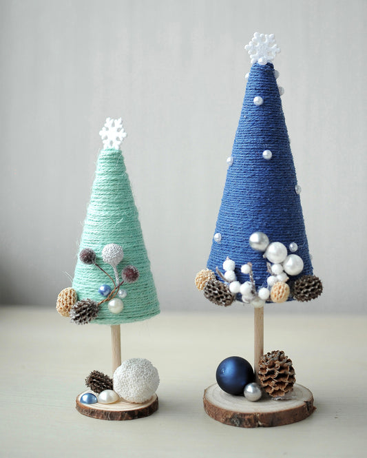 Christmas table tree ornament - set