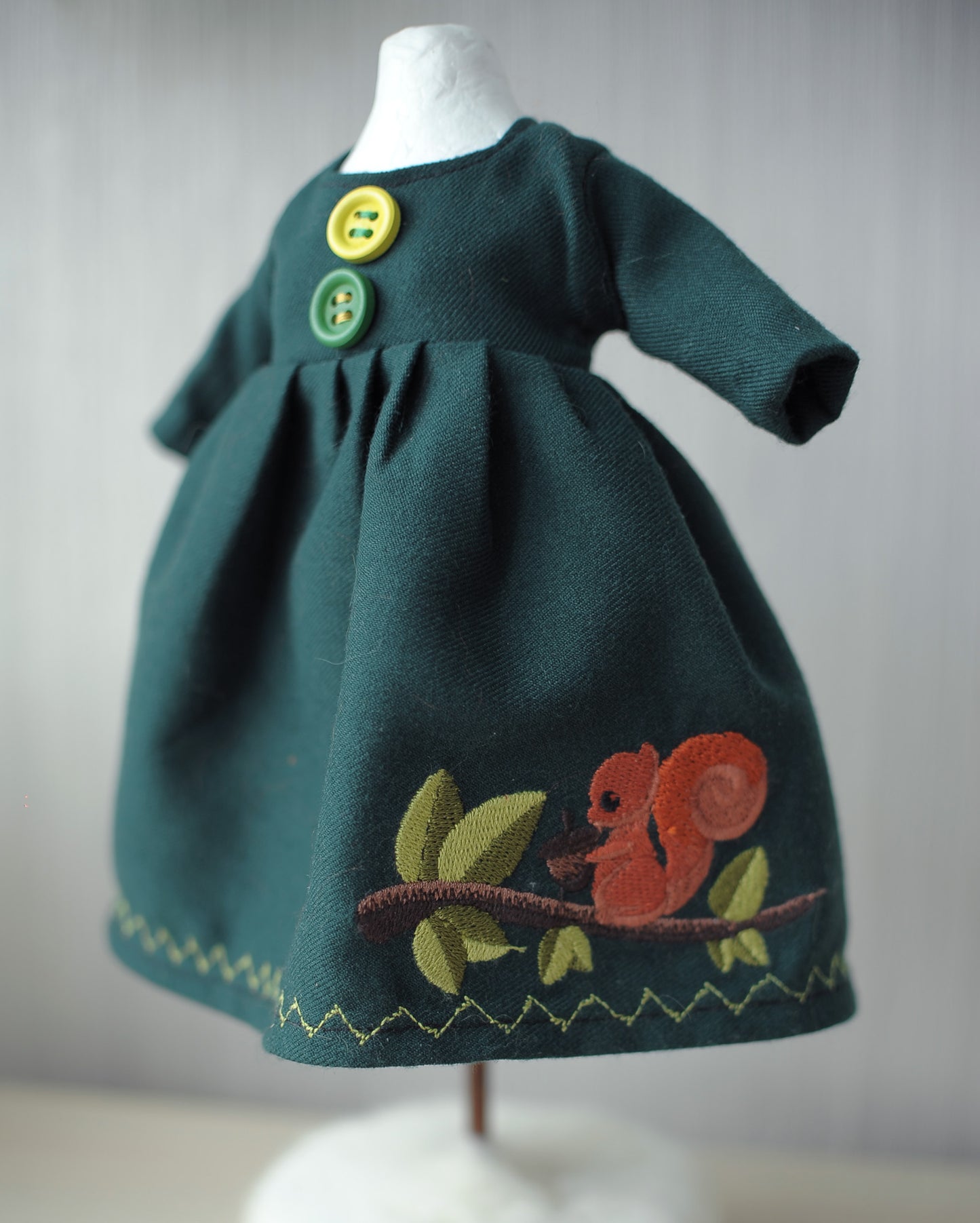 Doll dress - Forest dream