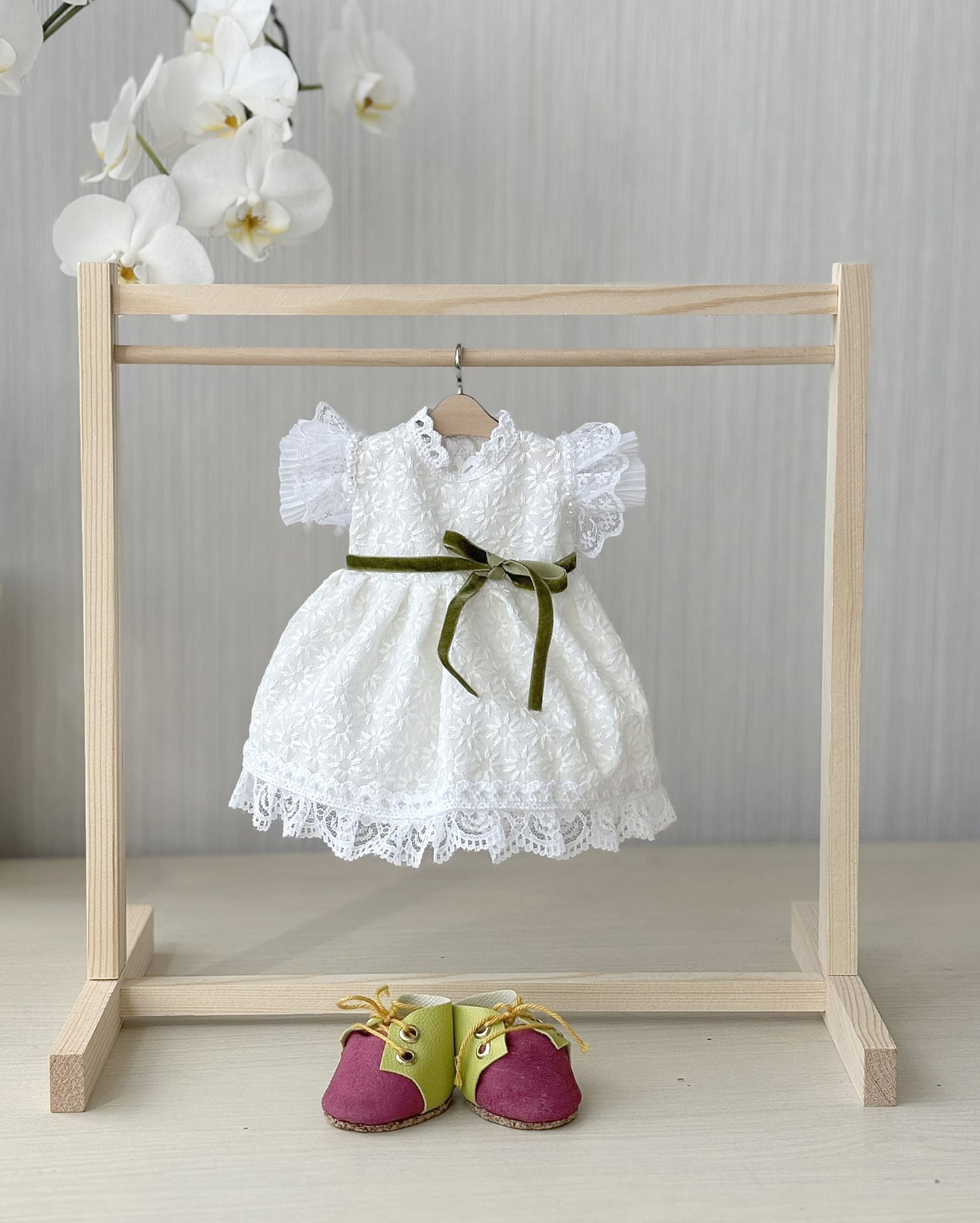 Doll dress - White dream