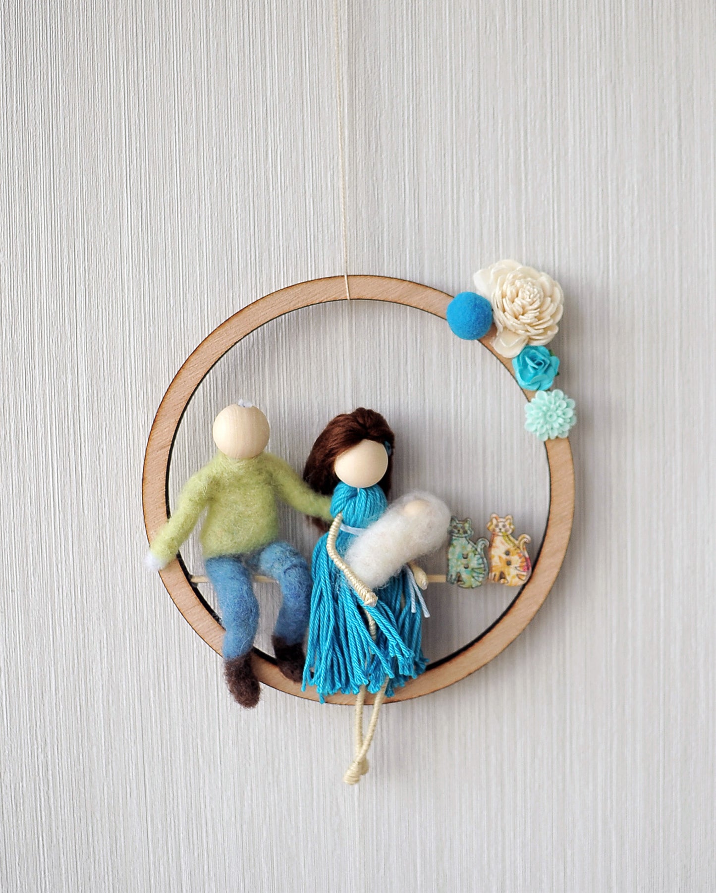 Macrame doll - Family