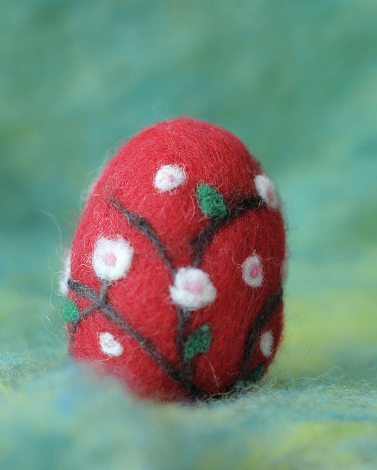 Needle felted Easter egg