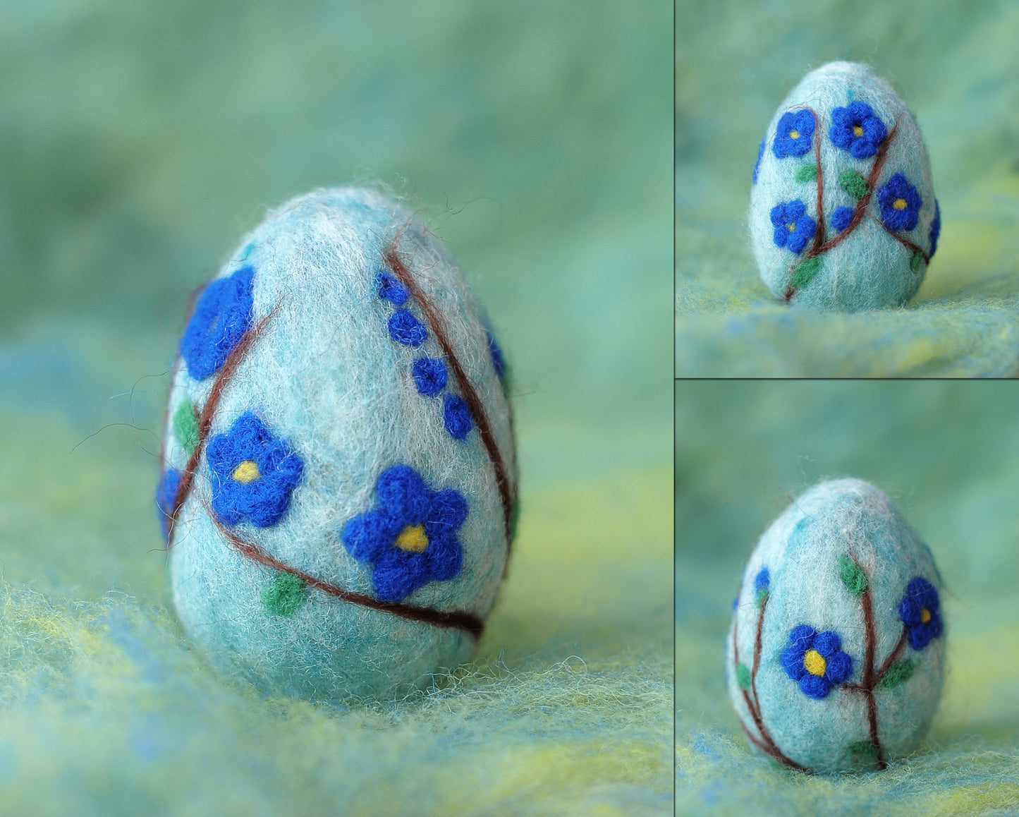 Needle felted Easter egg