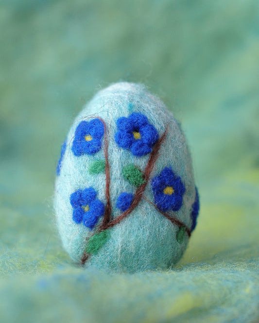 Needle felted Easter egg