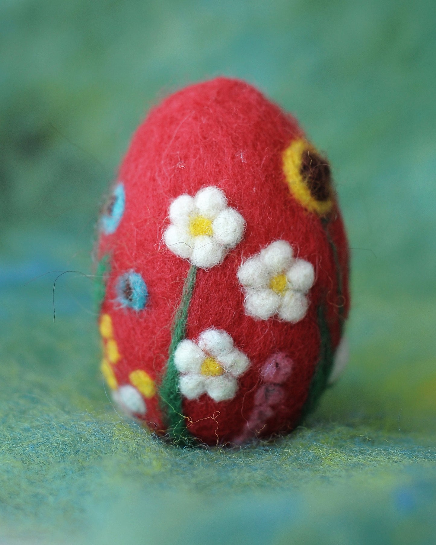 Needle felted Easter egg