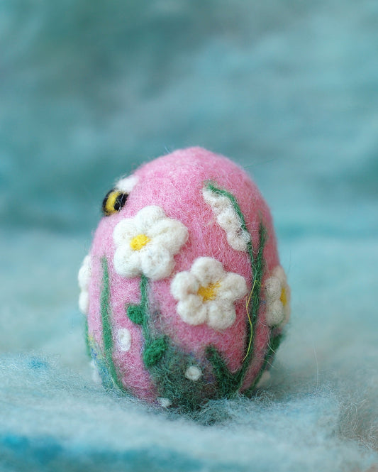 Needle felted Easter egg