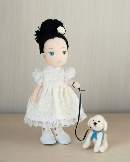 Lady with a Dog - personalized on request