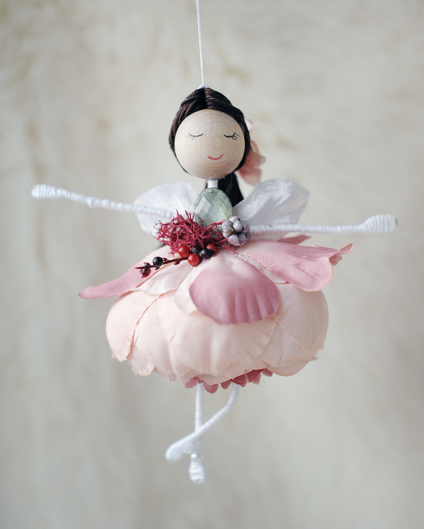 Flower ballerina dolls - Pink