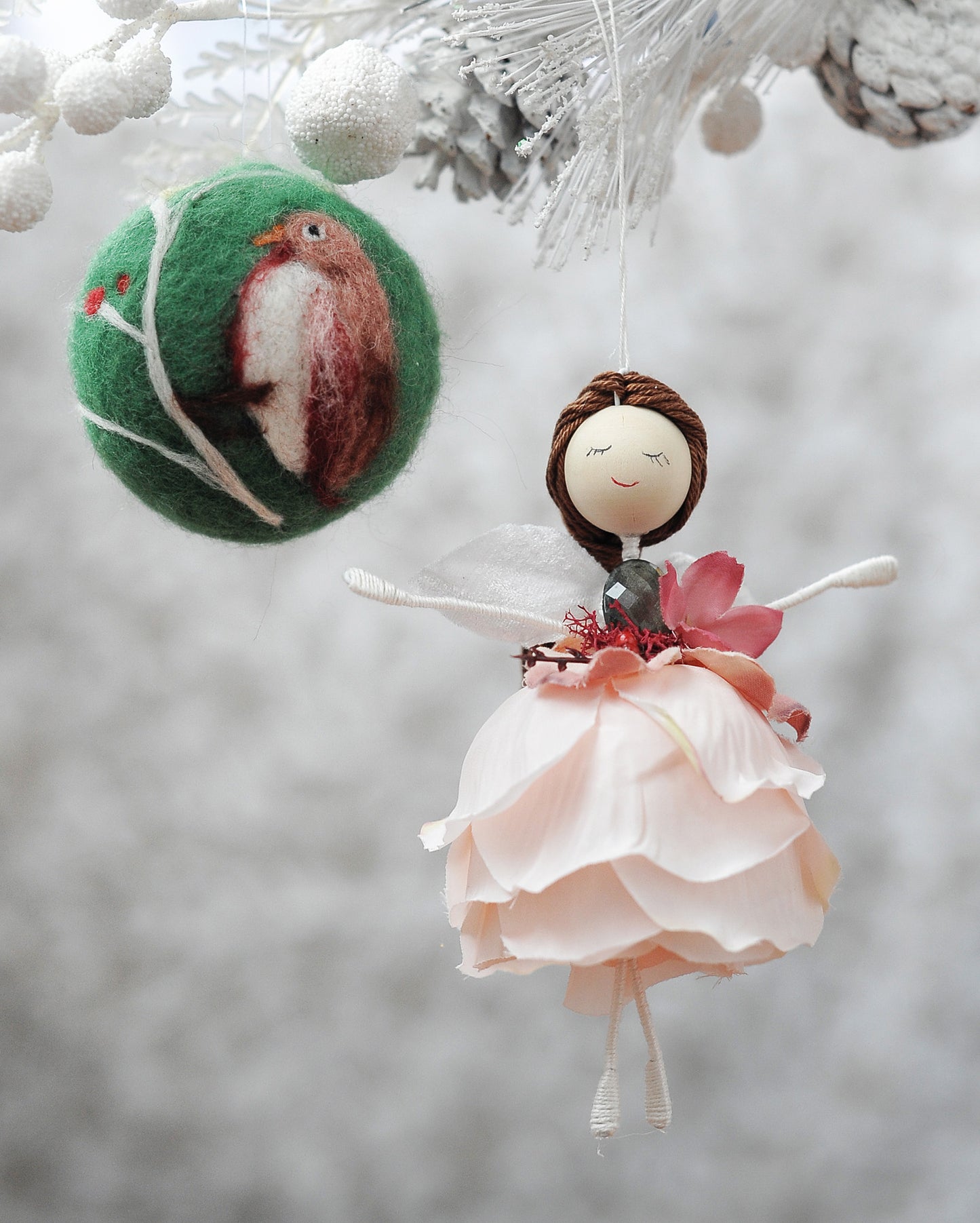 Flower ballerina dolls - Pink