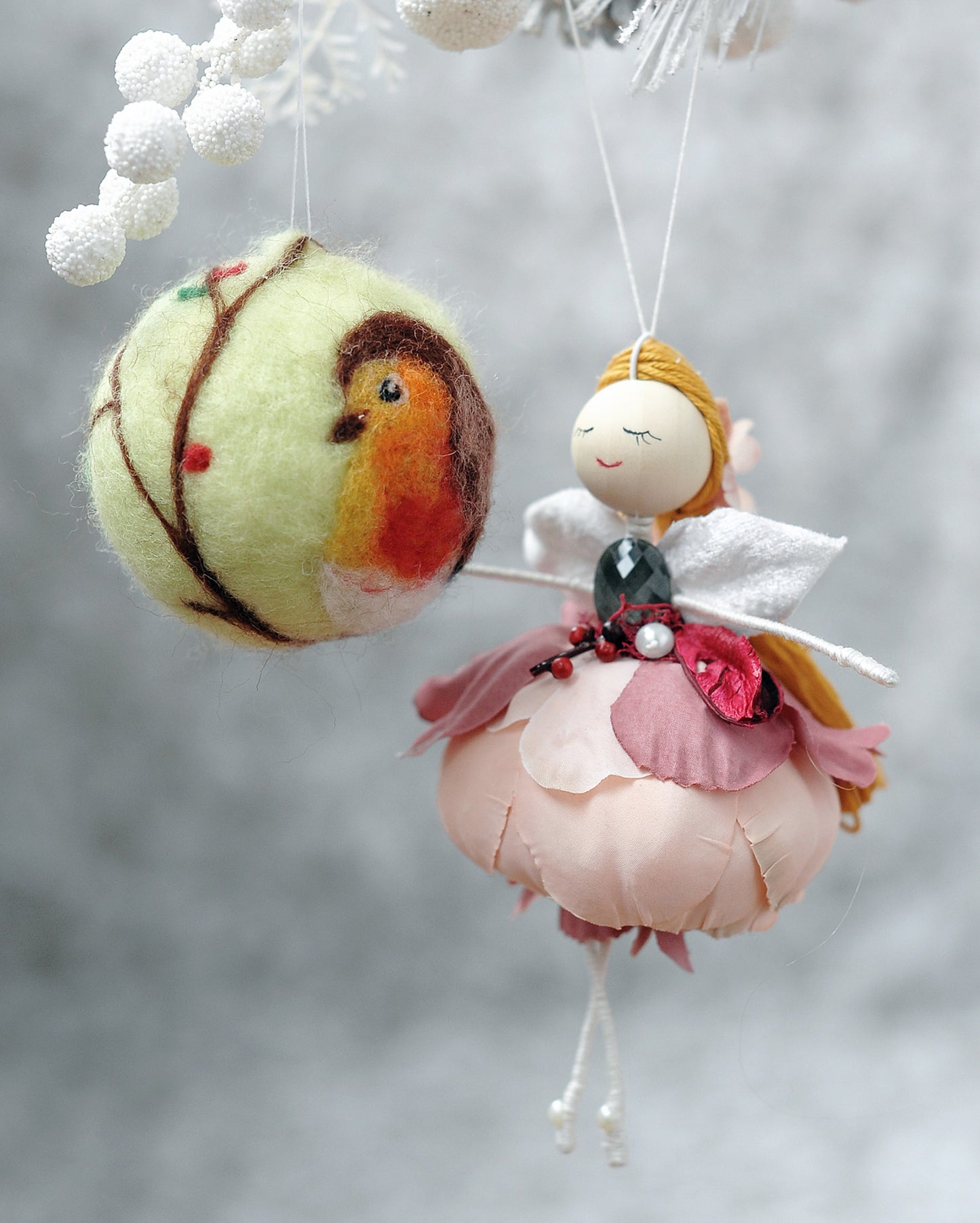 Flower ballerina dolls - Pink