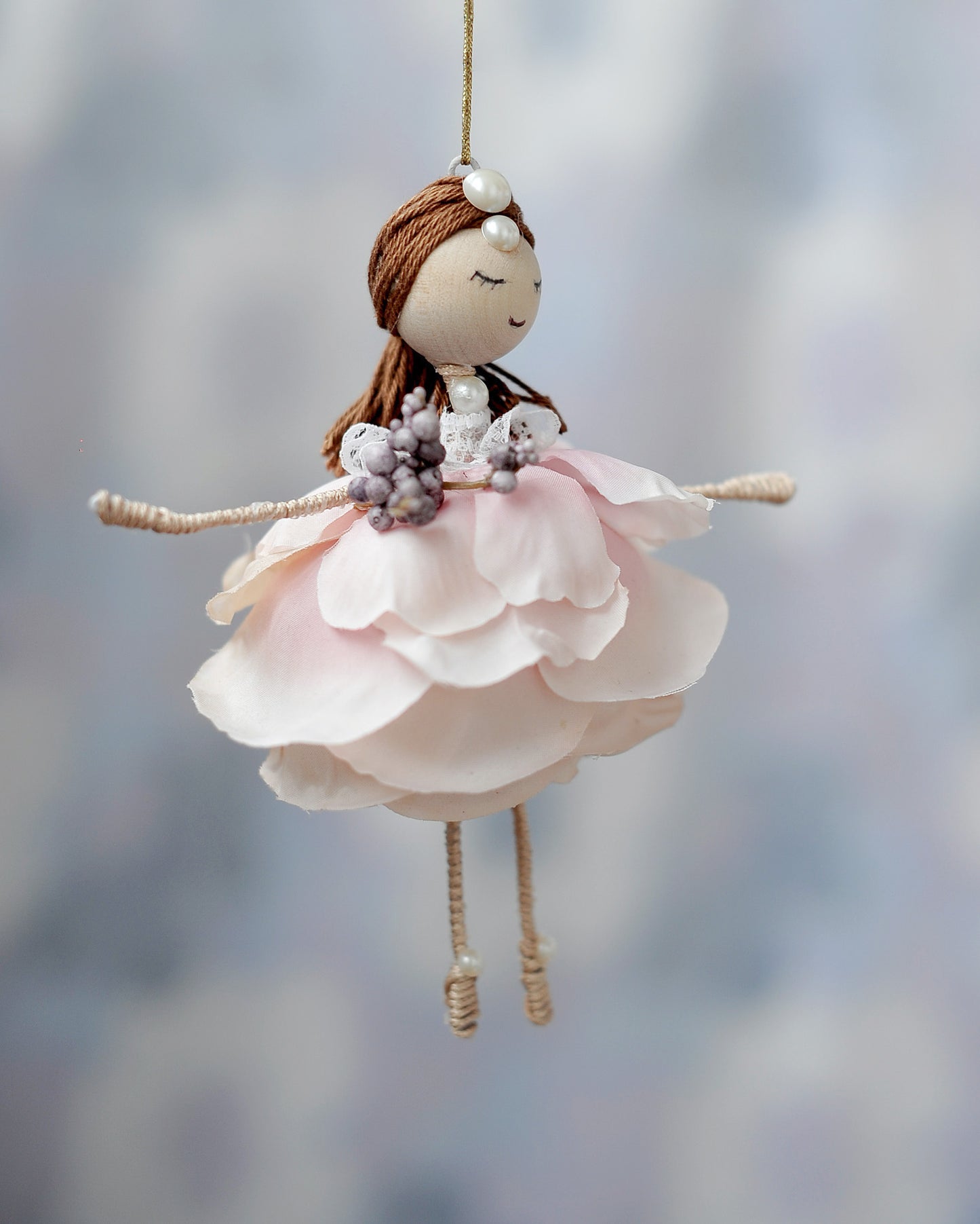 Flower ballerina dolls - Pink