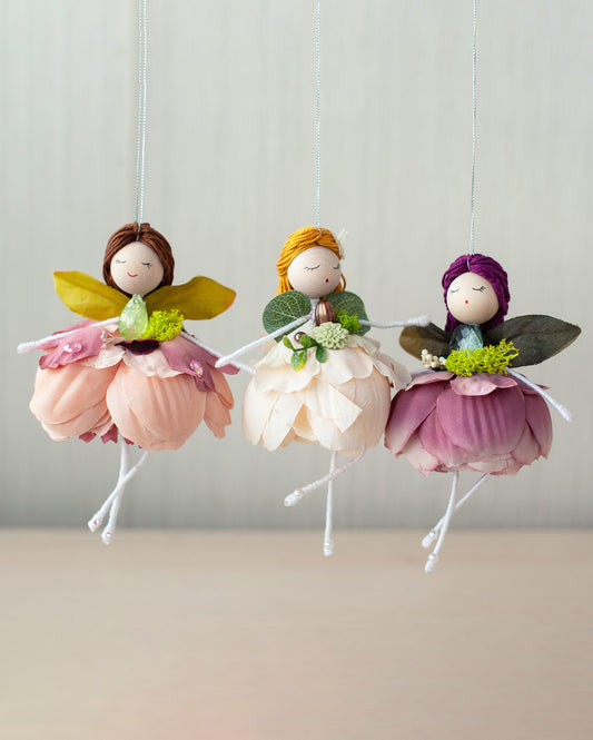 Flower ballerina dolls - Pink
