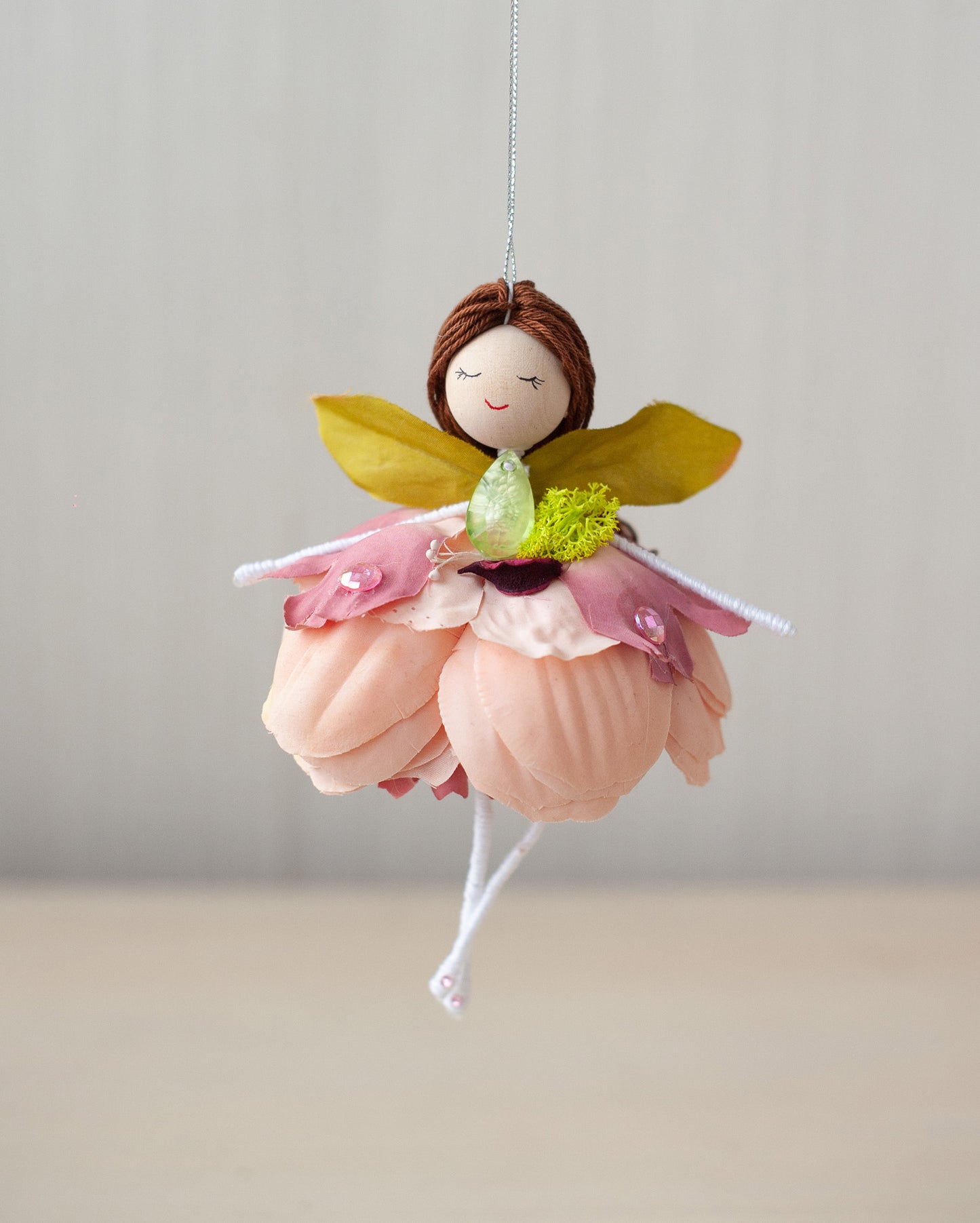 Poupées ballerines fleuries - Rose